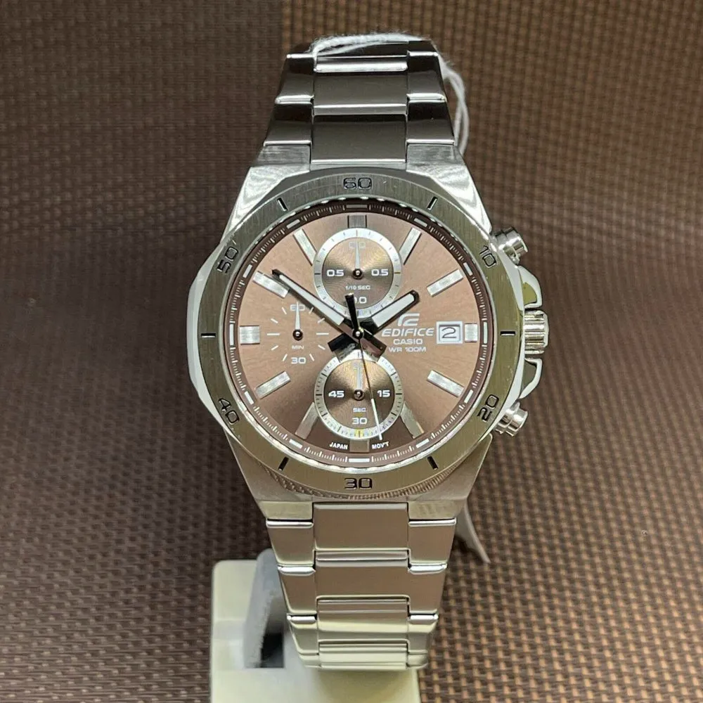 Casio Edifice Standard Chronograph Stainless Steel Band Men Watch EFV-640D-5AVUDF