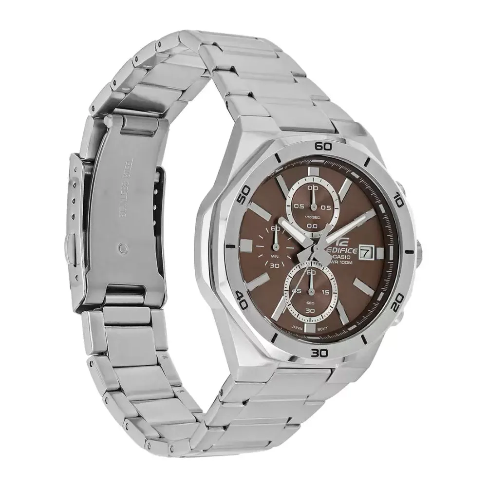 Casio Edifice Standard Chronograph Stainless Steel Band Men Watch EFV-640D-5AVUDF