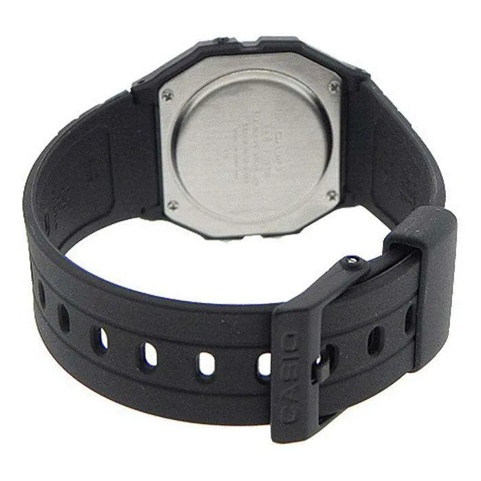Casio F-91W-3DG Black Resin Strap Watch for Men and Women