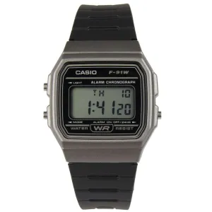 Casio F-91WM-1B Titanium Resin Watch for Men and Women