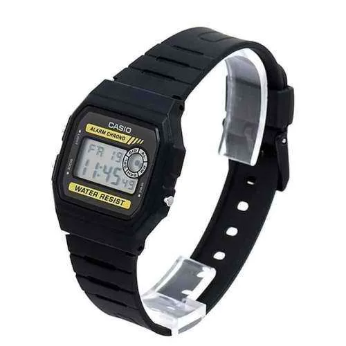 Casio F-94WA-9DG Black Resin Watch for Men and Women