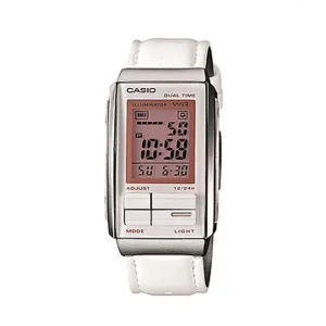 Casio Futurist LA-201WBL-7A White Leather Strap for Women