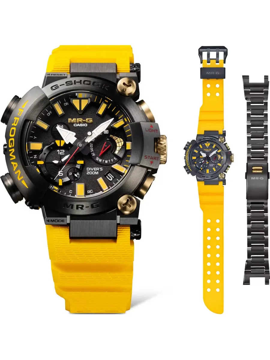 Casio G-SHOCK 40th anniversary remake of the FROGMAN 30th. The MR-G divers watch MRGBF1000E-1A9