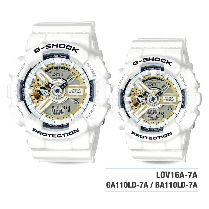 Casio G-Shock & Baby-G G Presents Lover's collection 2016 20th Anniversary Watch LOV16A-7A