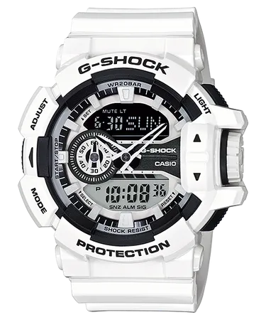 Casio G-Shock Ana-Digital Watch - Black/White (Ga400-7A)