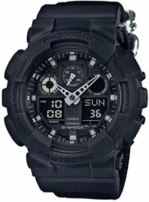 Casio G-Shock Analog Digital Shock Resistant Ga-100Bbn-1A Ga100Bbn-1A Mens Watch