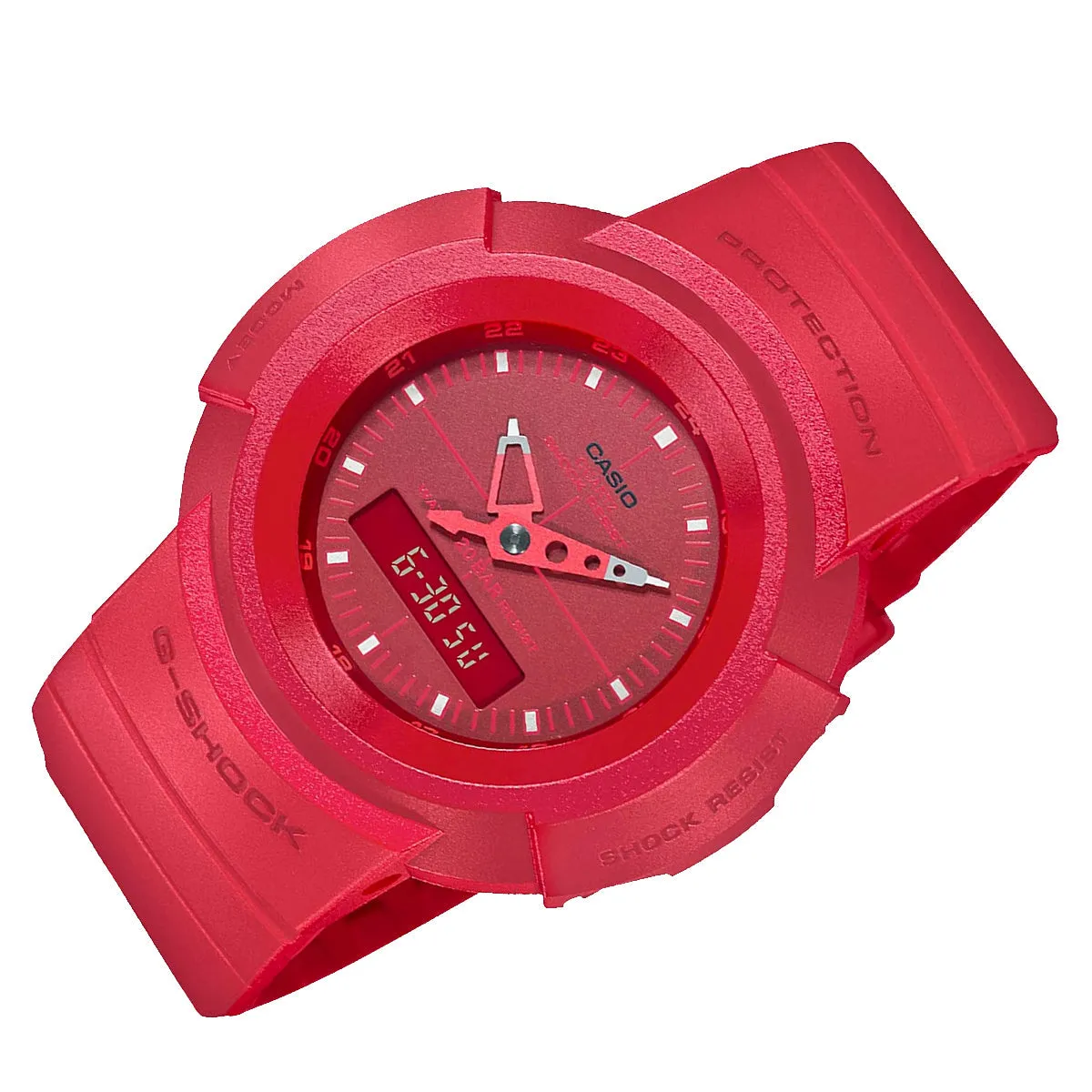 Casio G-shock AW-500BB-4EDR Digital Analog Rubber Strap Watch For Men
