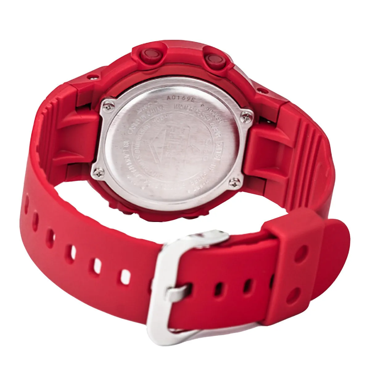 Casio G-shock AW-500BB-4EDR Digital Analog Rubber Strap Watch For Men