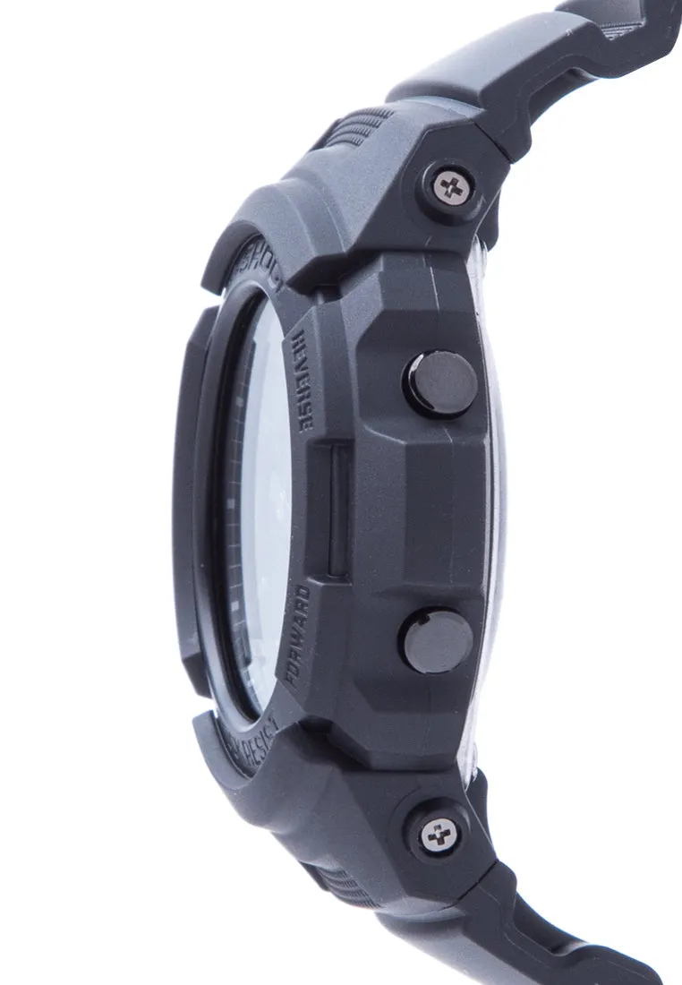 Casio G-shock AW-591BB-1A Digital Analog Rubber Strap Watch For Men