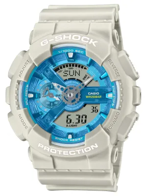 Casio G-Shock BLUE WATERS x DESERT SAND Ana-Digi Mens Watch GA110AS-5A