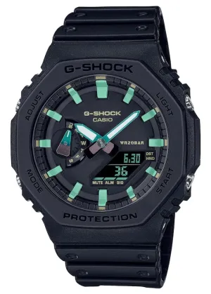 CASIO G-SHOCK CARBON CORE GUARD DUO SLIM RUST BLACK BAND GA2100RC-1A