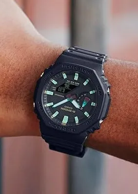 CASIO G-SHOCK CARBON CORE GUARD DUO SLIM RUST BLACK BAND GA2100RC-1A