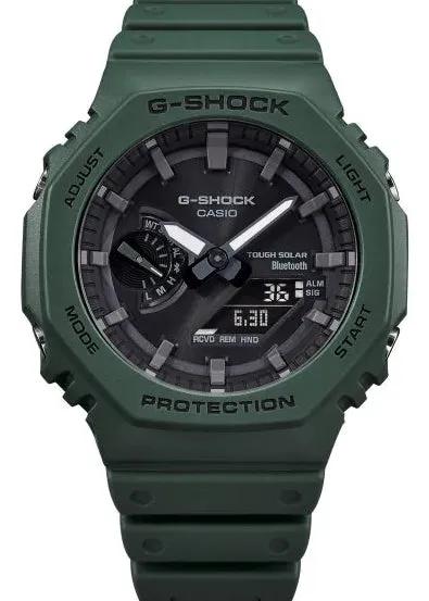 CASIO G-SHOCK CARBON CORE GUARD SLIM DUO SOLAR GREEN RESIN GAB2100-3A