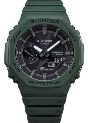 CASIO G-SHOCK CARBON CORE GUARD SLIM DUO SOLAR GREEN RESIN GAB2100-3A