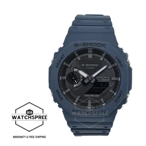 Casio G-Shock Carbon Core Guard Structure Bluetooth Solar Powered GA-2100 Lineup Green Resin Band Watch GAB2100-2A GA-B2100-2A
