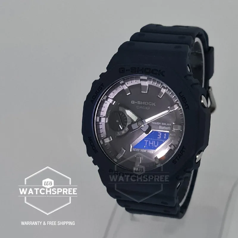 Casio G-Shock Carbon Core Guard Structure Bluetooth Solar Powered GA-2100 Lineup Green Resin Band Watch GAB2100-2A GA-B2100-2A