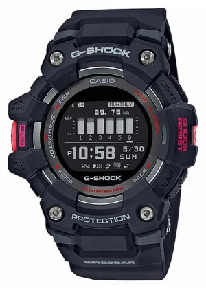 CASIO G-SHOCK DIGITAL G-SQUAD BLUETOOTH BLACK RESIN BAND GBD100-1D