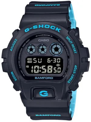 Casio G-shock DW-6900BWD-1DR Bamford Digital Rubber Strap Watch For Men