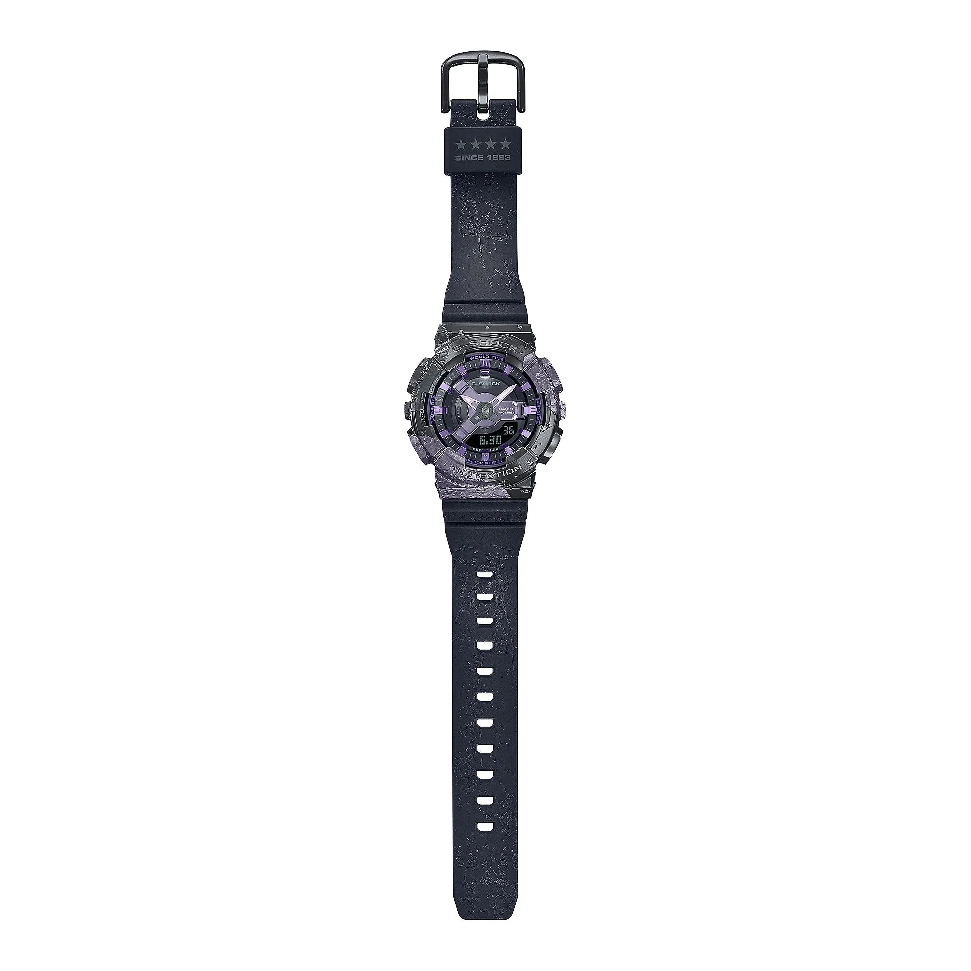 Casio G-Shock for Ladies' 40th Anniversary Adventurer's Stone Limited Edition Textured Black Resin Band Watch GMS114GEM-1A2 GM-S114GEM-1A2