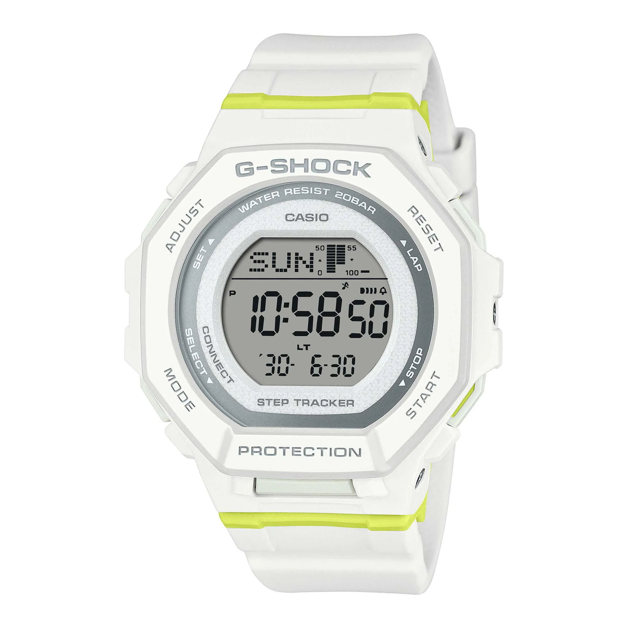 Casio G-Shock for Ladies' GMD-B300 Lineup G-SQUAD Bluetooth Dual Time Watch GMDB300SC-7D GMD-B300SC-7D GMD-B300SC-7