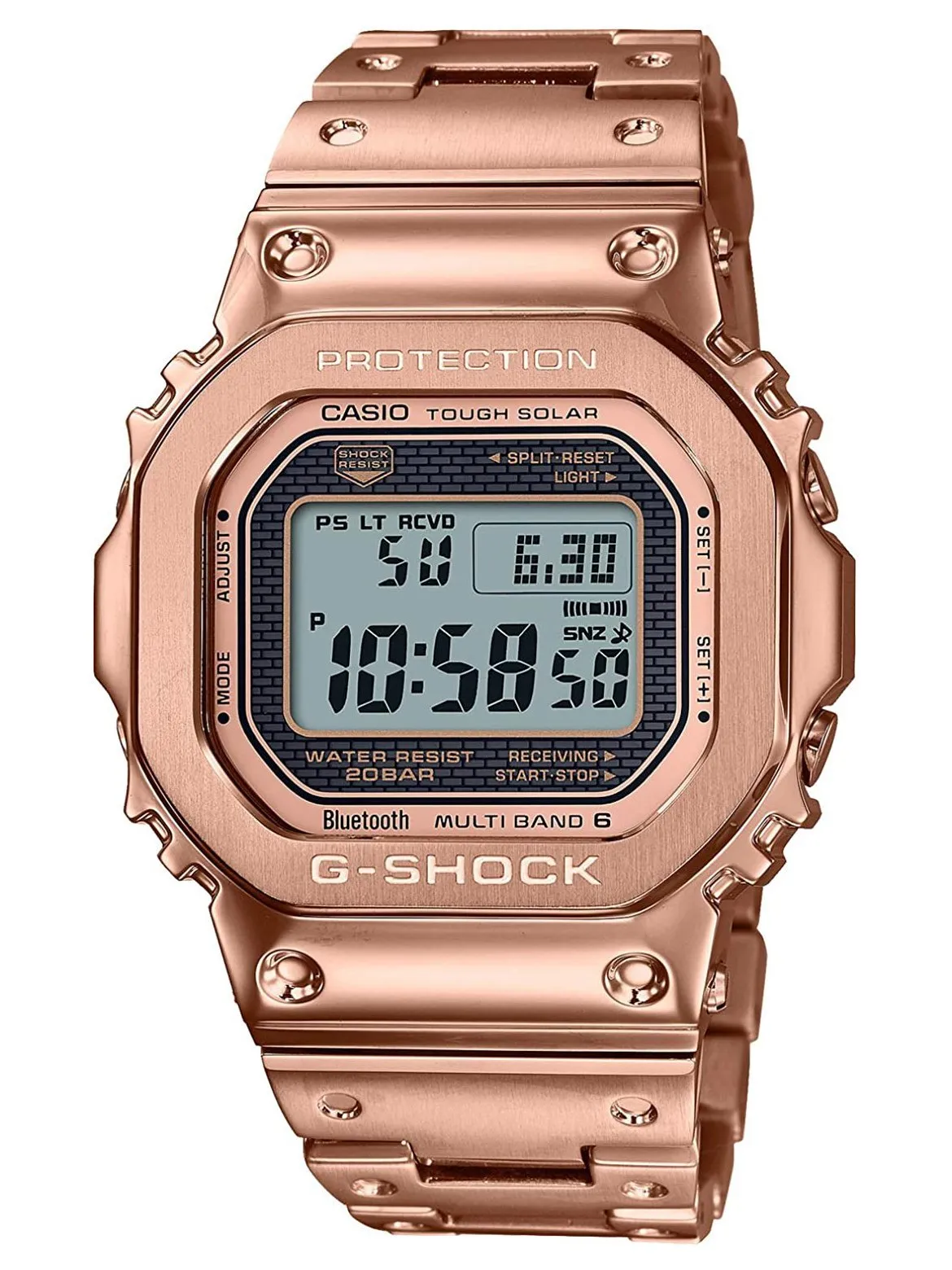 Casio G-Shock FULL METAL 5000 Steel Mens Rose Gold Watch GMW-B5000GD-4