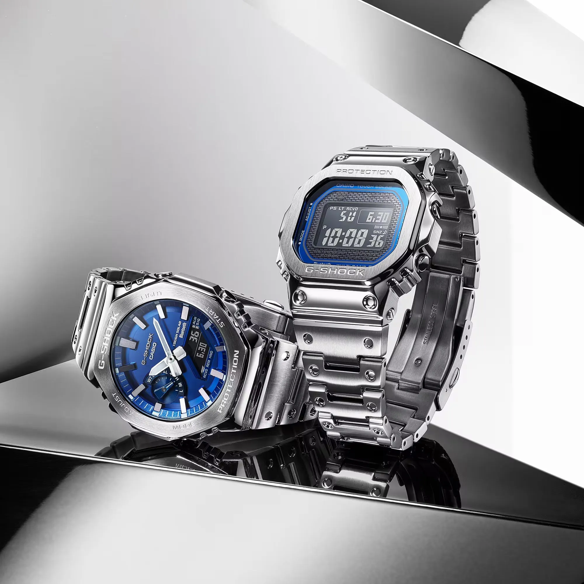 Casio G-Shock Full Metal Navy Mens Digital Watch GMWB5000D-2
