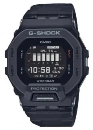 CASIO G-SHOCK G-SQUAD BLUETOOTH BLACK RESIN BAND GBD200-1D