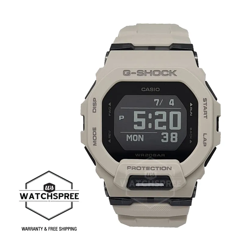 Casio G-Shock G-SQUAD Bluetooth Sand Resin Band Watch GBD200UU-9D GBD-200UU-9D