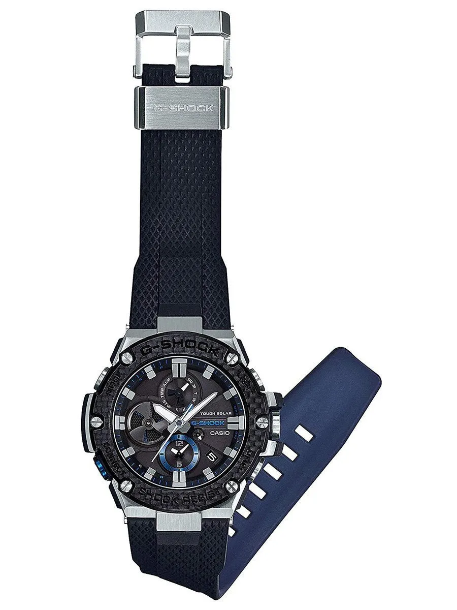 Casio G-Shock G-Steel Carbon Bezel Bluetooth Mens Watch GSTB100XA-1A