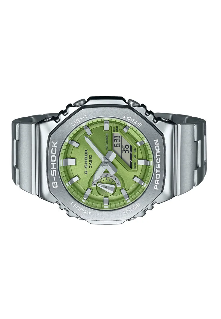 Casio G-shock G-steel GM-2110D-3A Digital Analog Stainless Steel Watch for Men