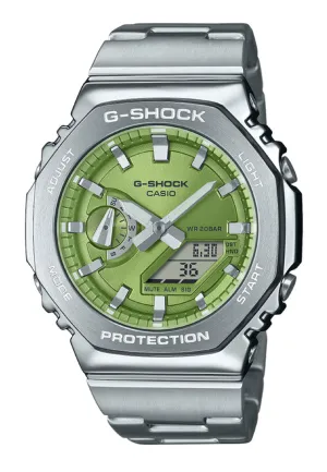 Casio G-shock G-steel GM-2110D-3A Digital Analog Stainless Steel Watch for Men