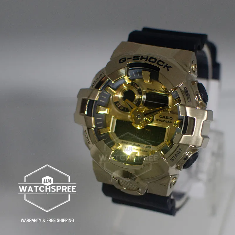 Casio G-Shock G-Steel GM-700 Lineup Black Resin Band Watch GM700G-9A GM-700G-9A