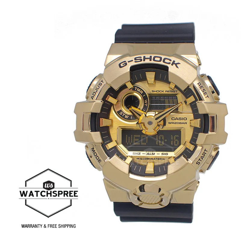 Casio G-Shock G-Steel GM-700 Lineup Black Resin Band Watch GM700G-9A GM-700G-9A