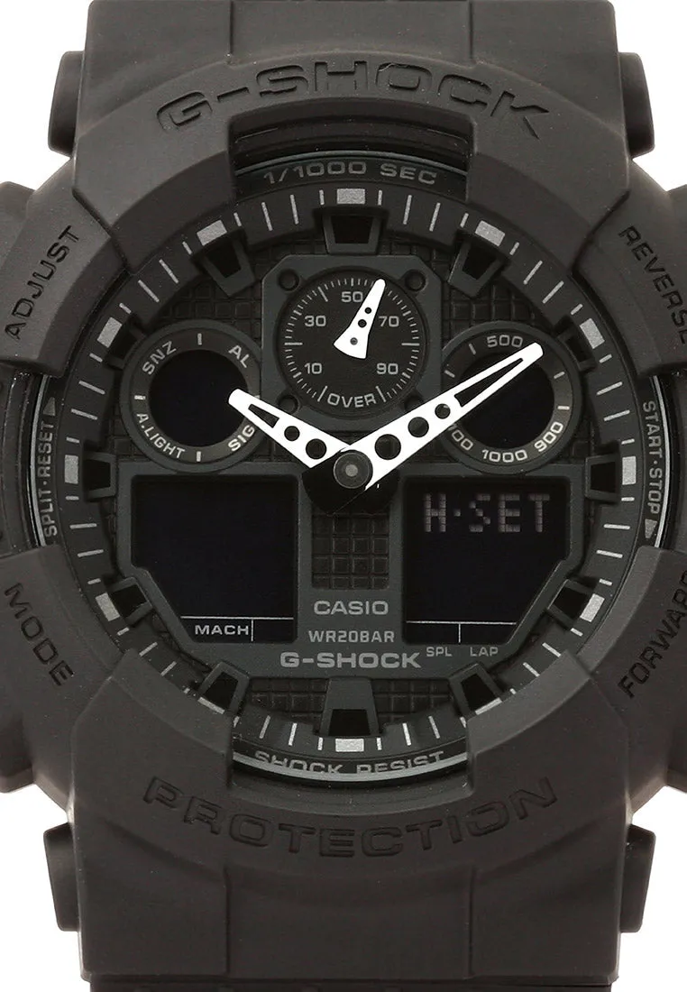 Casio G-Shock GA-100-1A1DR Dark Knight Digital Analog Watch For Men
