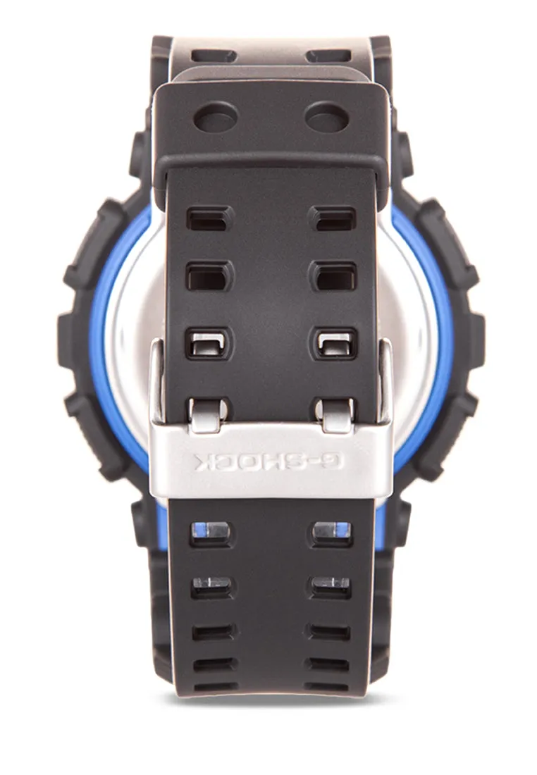 Casio G-shock GA-100-1A2 Digital Analog Rubber Strap Watch For Men