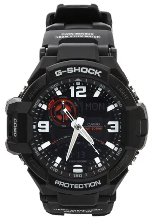 Casio G-shock GA-1000-1ADR Digital Analog Rubber Strap Watch For Men