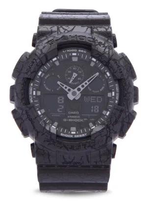 Casio G-shock GA-100CG-1A Digital Analog Rubber Strap Watch For Men