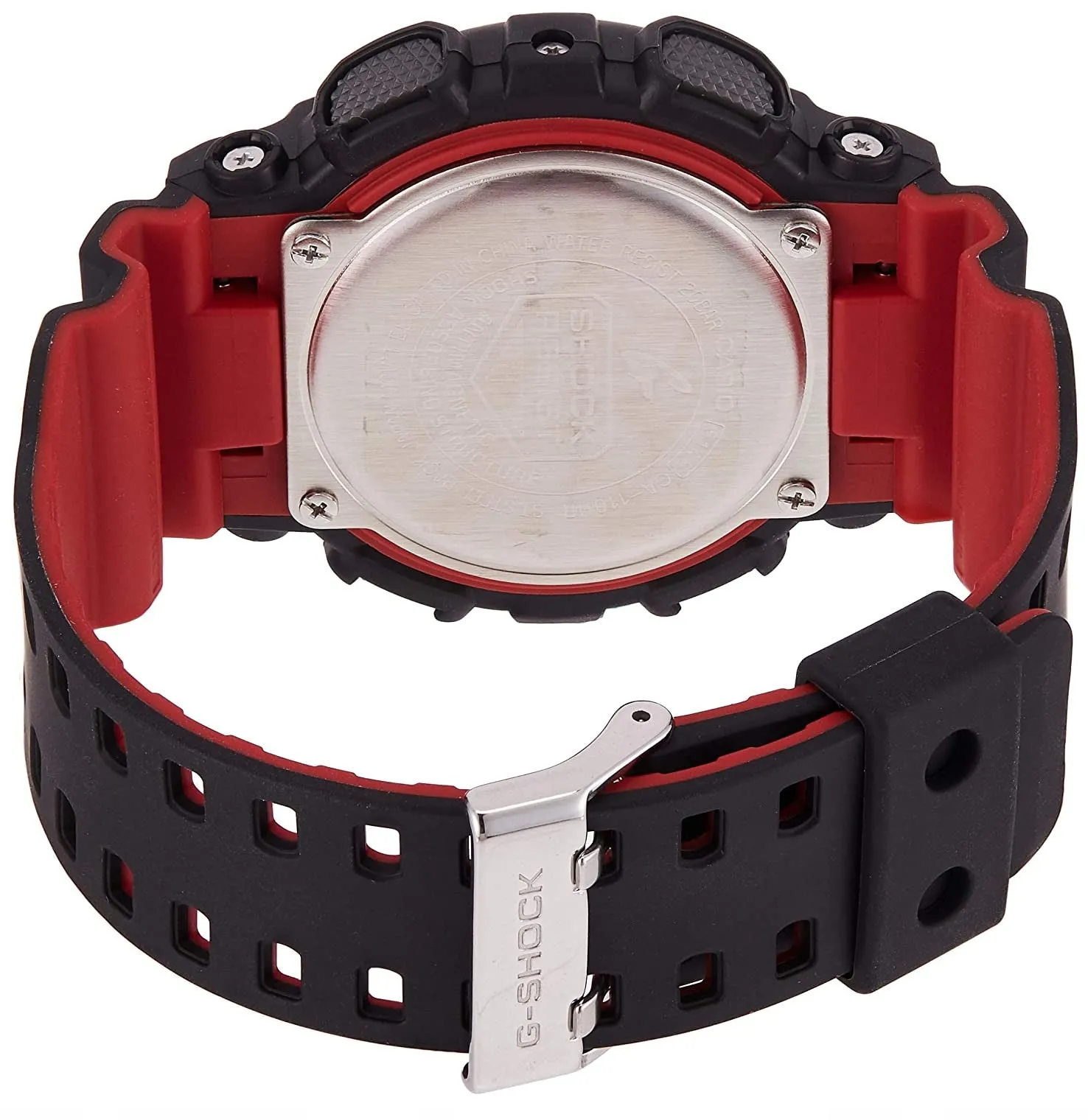 Casio G-shock GA-110HR-1A Digital Analog Rubber Strap Watch For Men