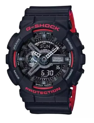 Casio G-shock GA-110HR-1A Digital Analog Rubber Strap Watch For Men