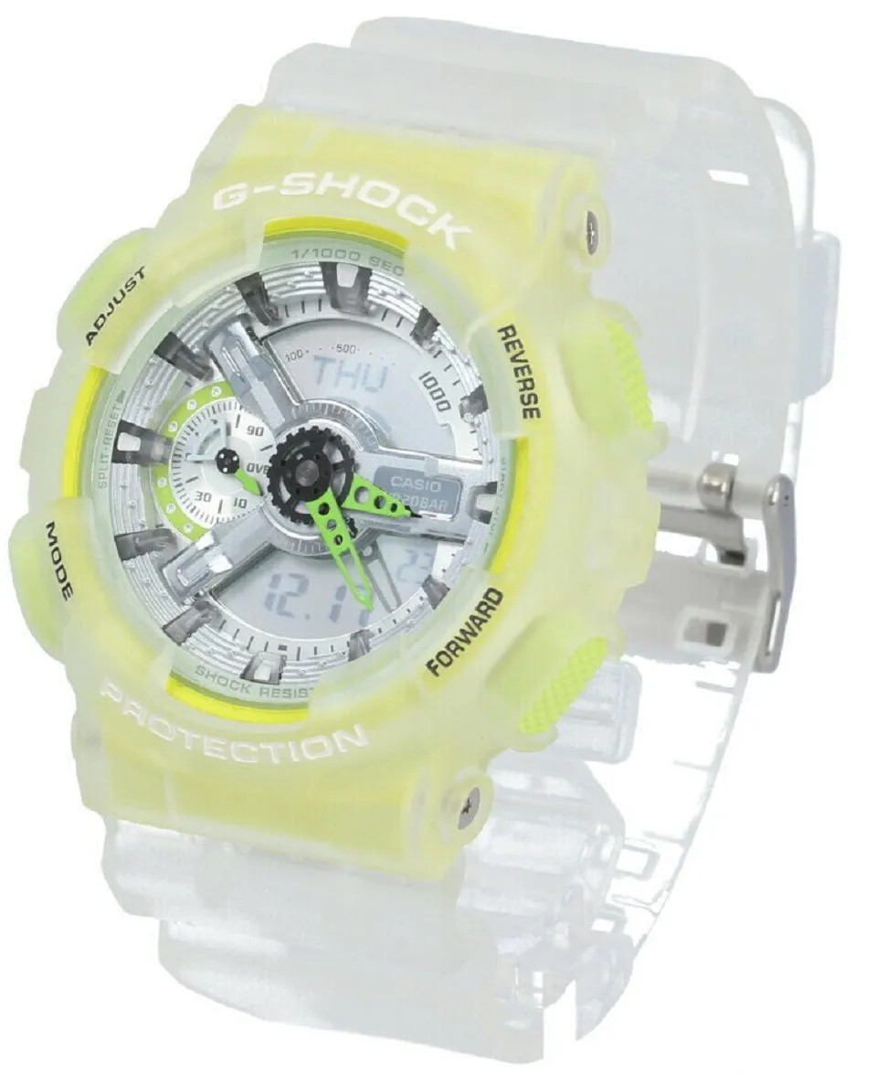 Casio G-shock GA-110LS-7A Digital Analog Rubber Strap Watch For Men