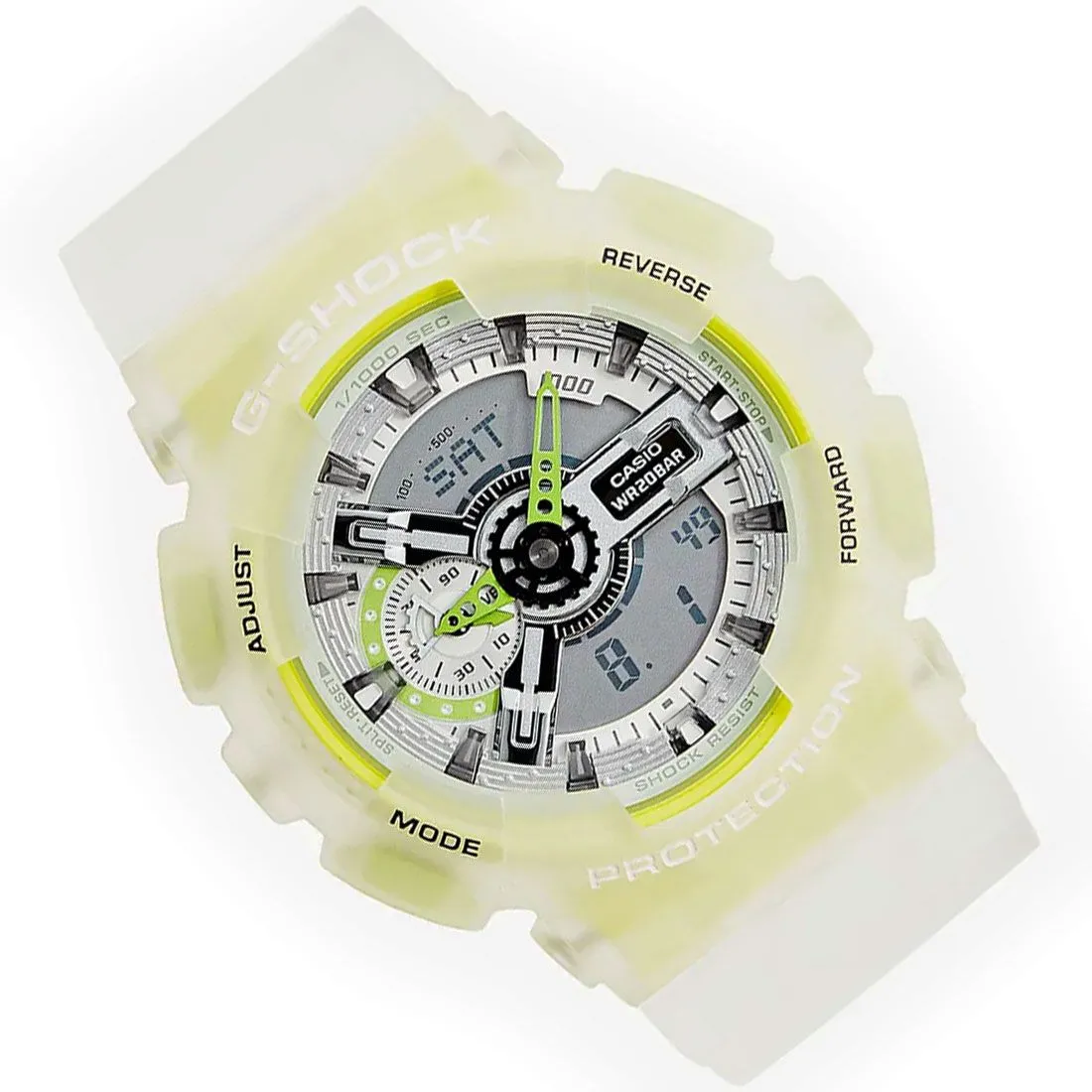 Casio G-shock GA-110LS-7A Digital Analog Rubber Strap Watch For Men