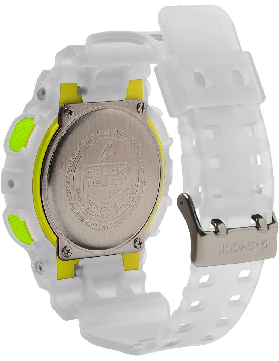 Casio G-shock GA-110LS-7A Digital Analog Rubber Strap Watch For Men