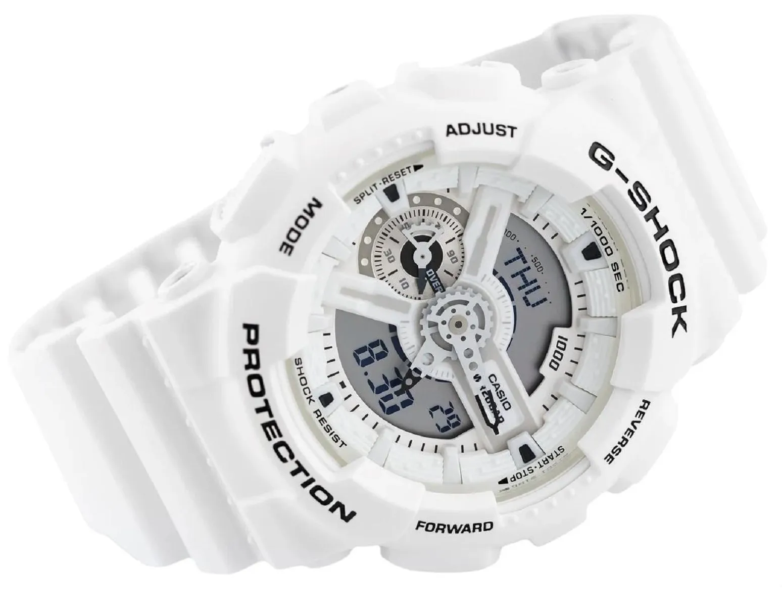 Casio G-shock GA-110MW-7A Digital Analog Rubber Strap Watch For Men