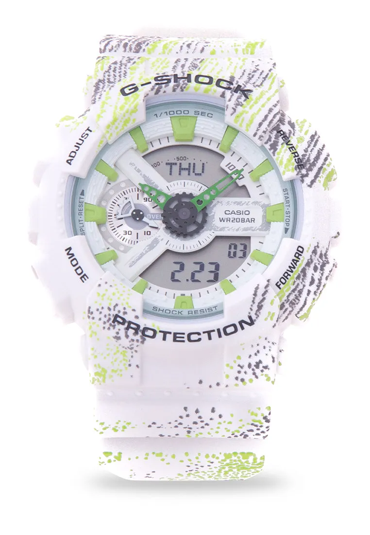 Casio G-shock GA-110TX-7A Digital Analog Rubber Strap Watch For Men