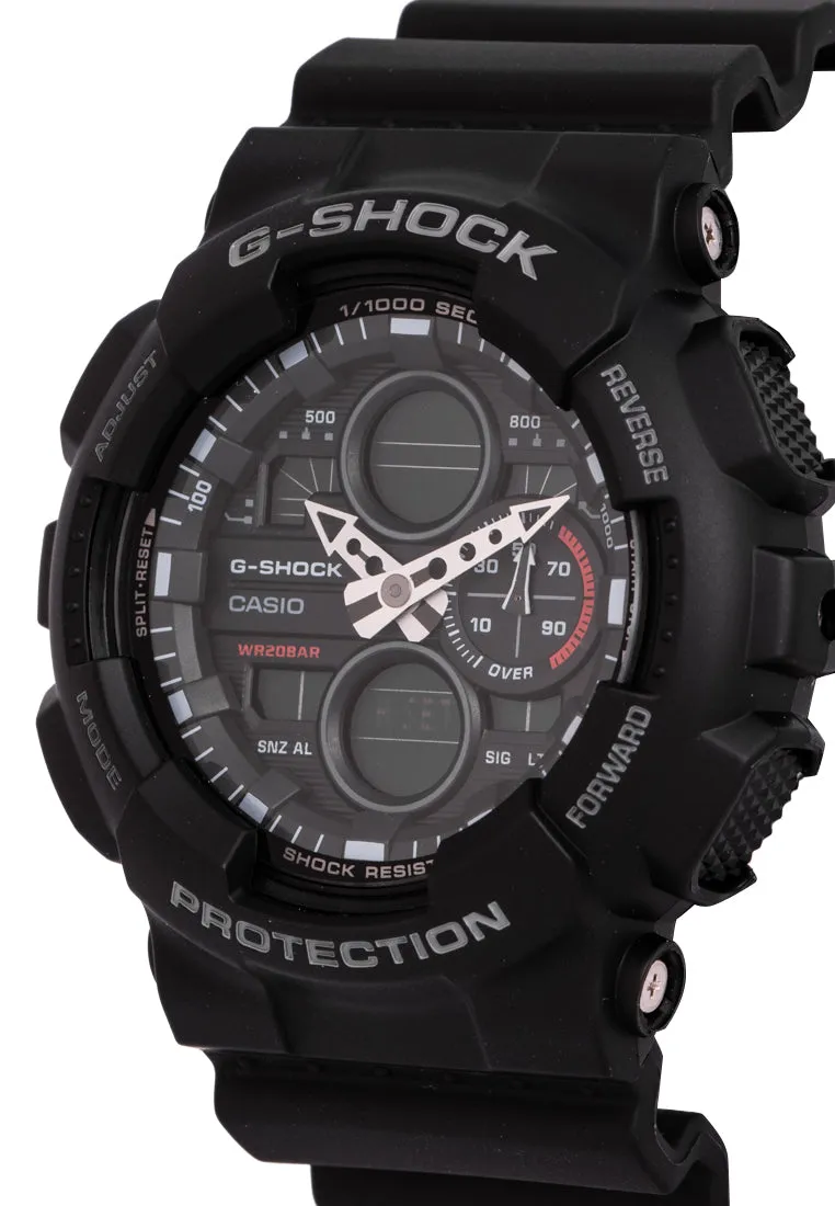 Casio G-shock GA-140-1A1 Digital Analog Rubber Strap Watch For Men