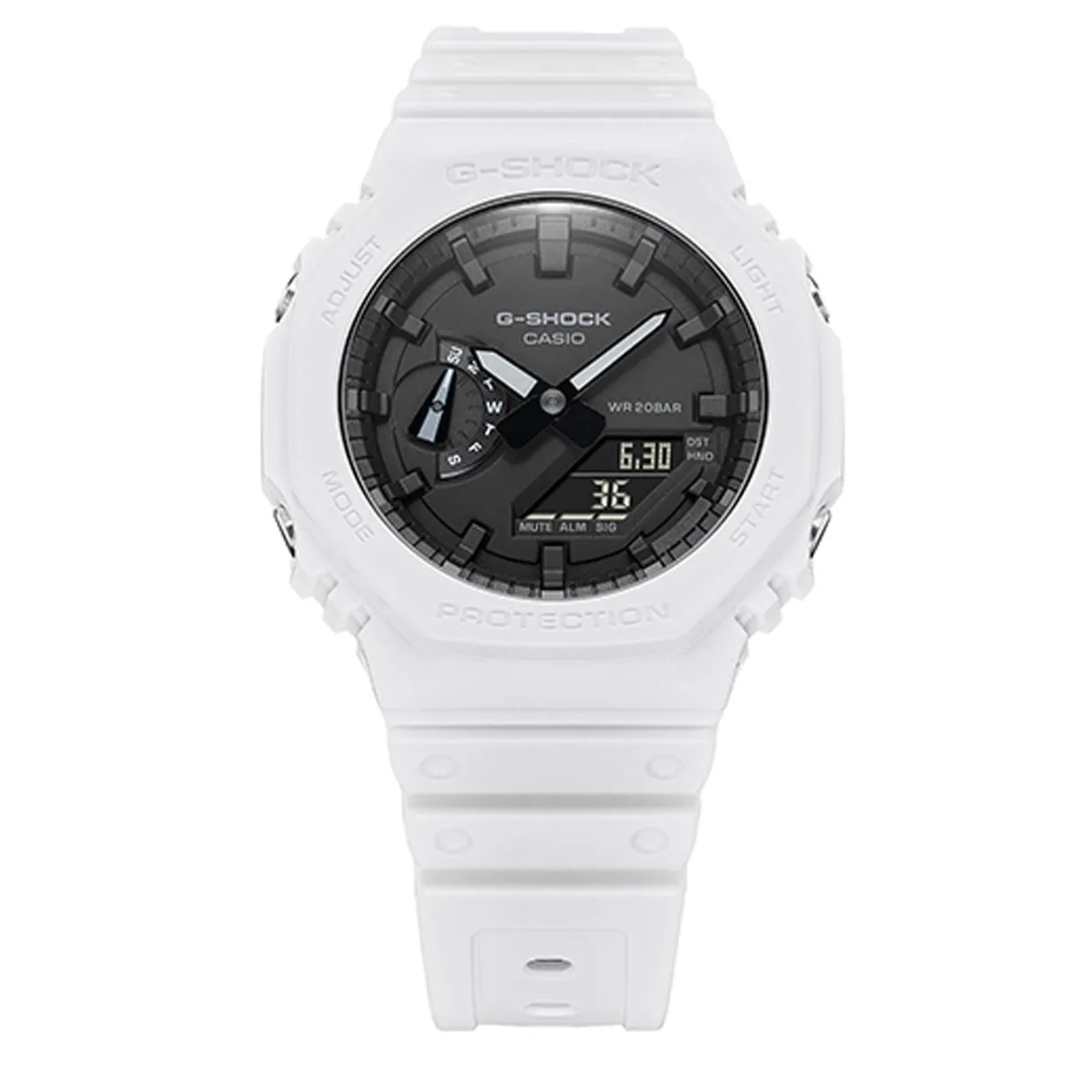 Casio G-shock GA-2100-7A Digital Analog Rubber Strap Watch For Men