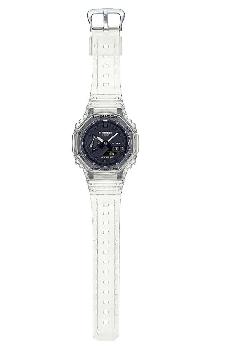 Casio G-shock GA-2100SKE-7A Digital Analog Rubber Strap Watch For Men