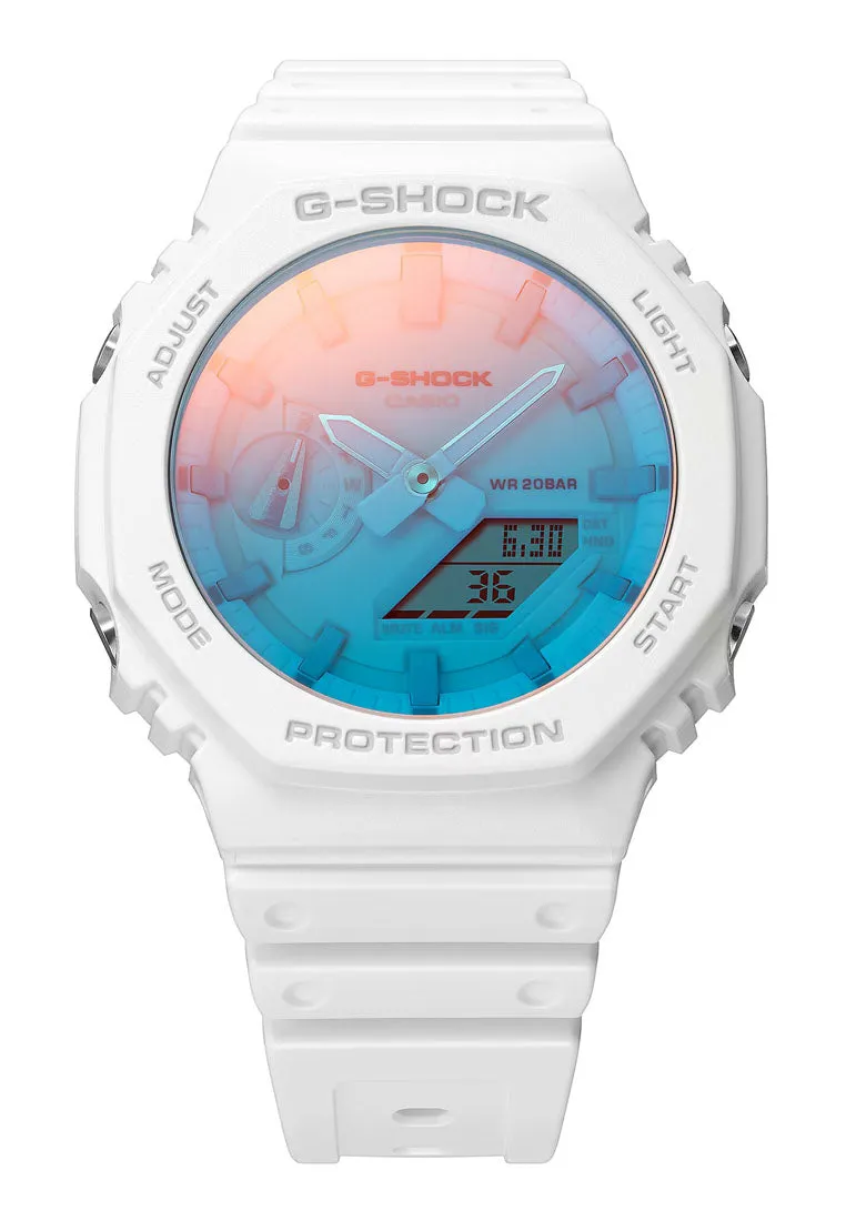 Casio G-shock GA-2100TL-7A Digital Analog Rubber Strap Watch for Men