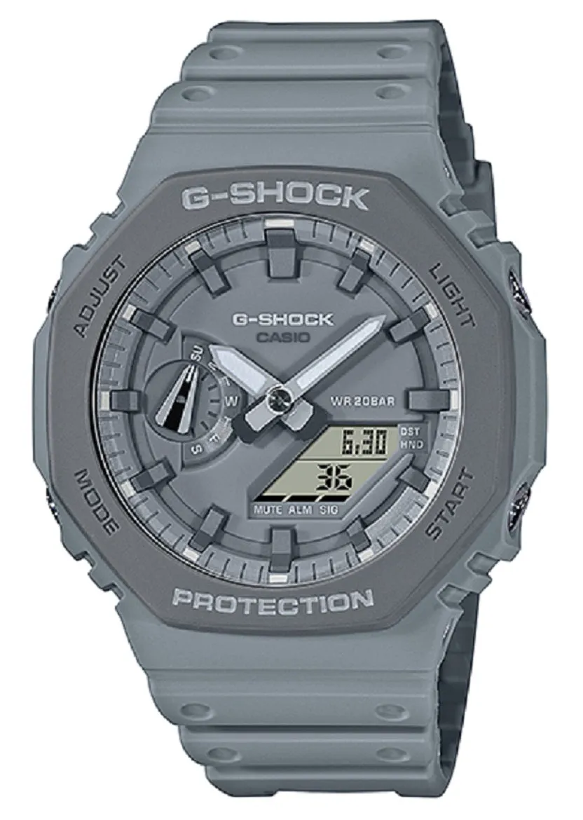 Casio G-shock GA-2110ET-8ADR Digital Analog Rubber Strap Watch For Men
