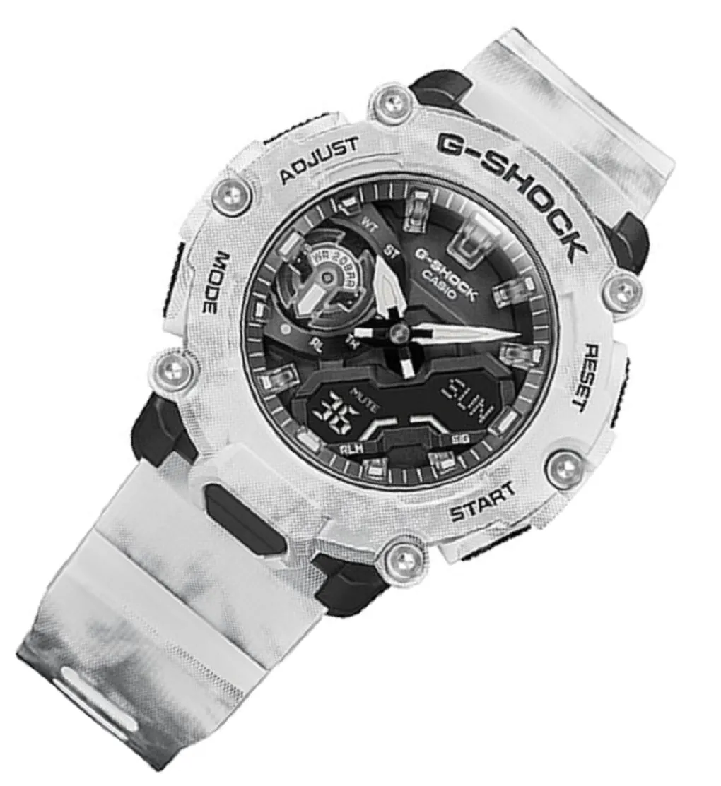 Casio G-shock GA-2200GC-7A Frozen Forest Series Digital Analog Watch